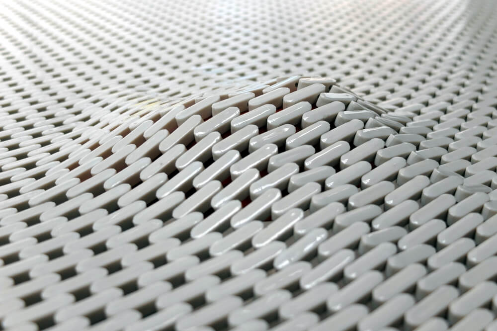 Tissu en porcelaine